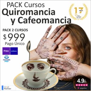 PACK CURSO / Quiromancia + Cafeomancia