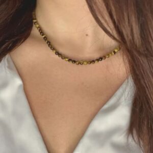 Chocker Ojo de Tigre 4mm