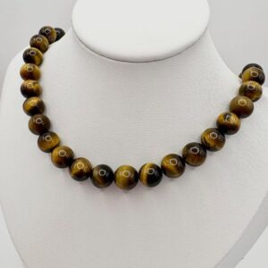 Collar Ojo de Tigre 10mm